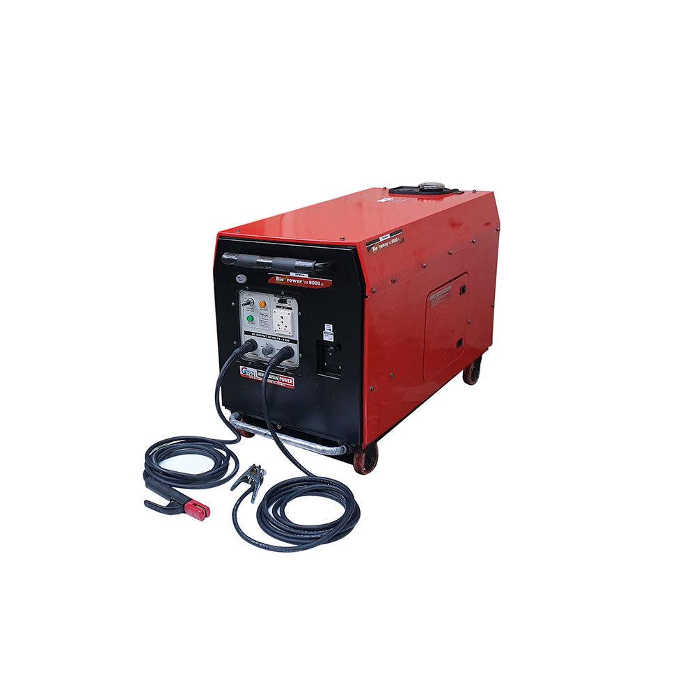 250 Amps - 6 KW, Petrol Welding Generator, Model Silent GE-W8000RS, Recoil & Self Start